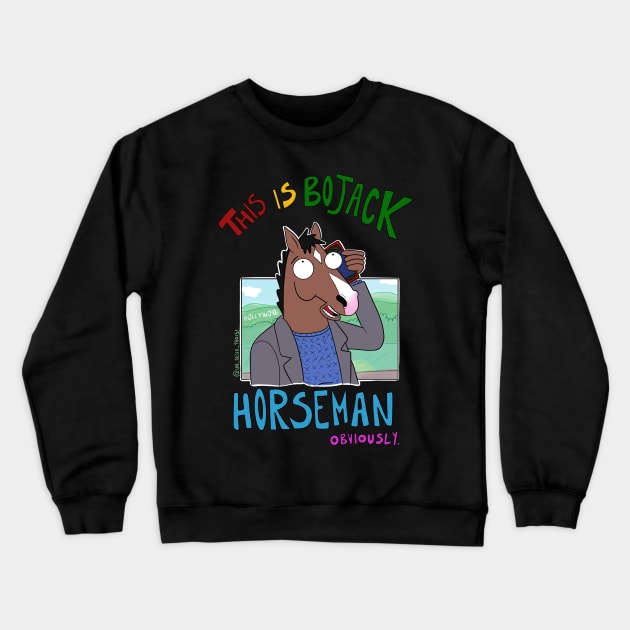 Bojack Horseman Crewneck Sweatshirt by Undeuxtroisi